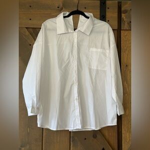 Elegant White Button Down Shirt for Women